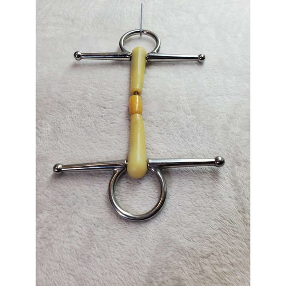 Happy Mouth Bit Full Cheek Semi-Jointed‎ Snaffle Mullen 135mm  88010 - Picture 12 of 16